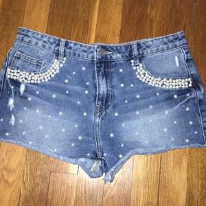 Jean shorts